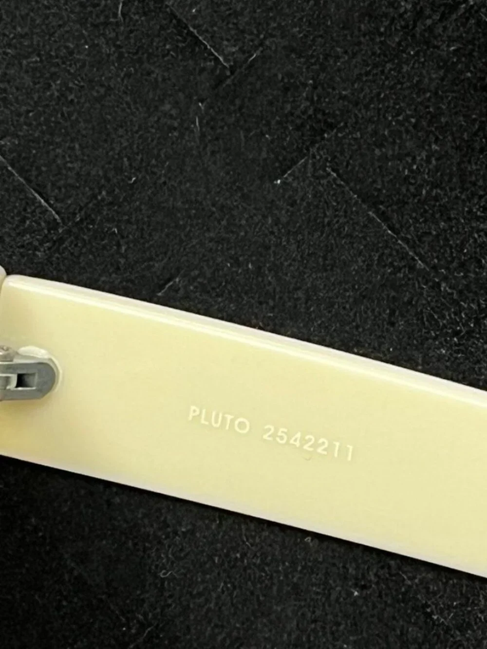 AIRE Pluto Rectangular Sunglasses Cream Frame Yellow Tint
